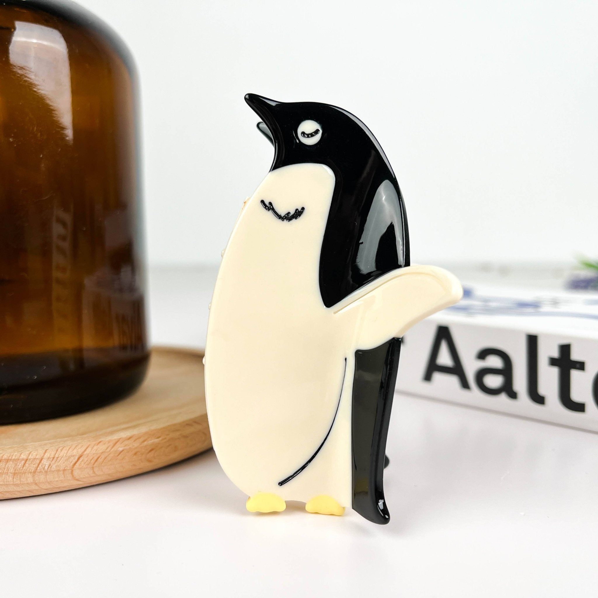 Penguin Acetate Hair Clip - Lalka Beauty Co.