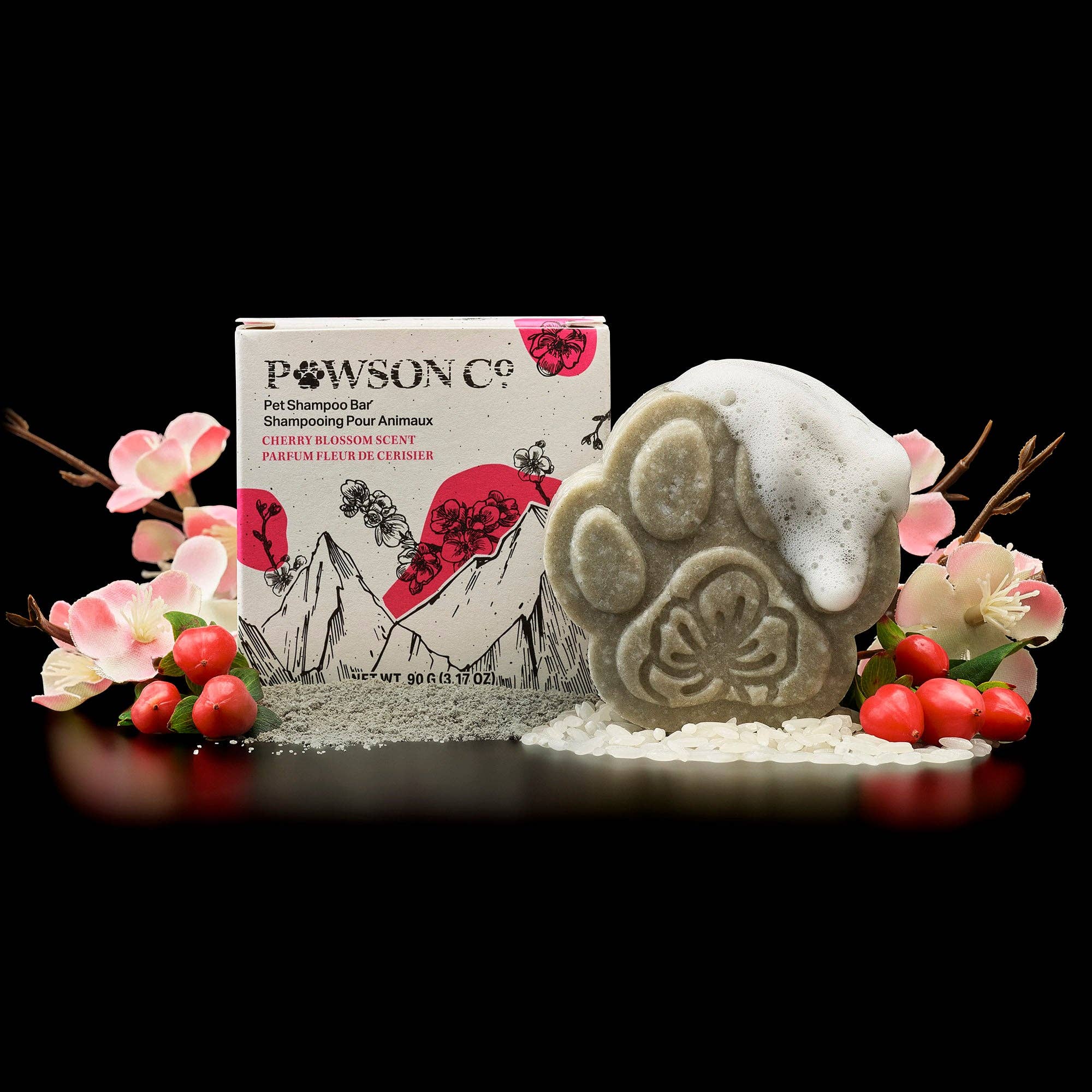 Pet Shampoo Bar | Pawson & Co. | Cherry Blossom - Lalka Beauty Co.