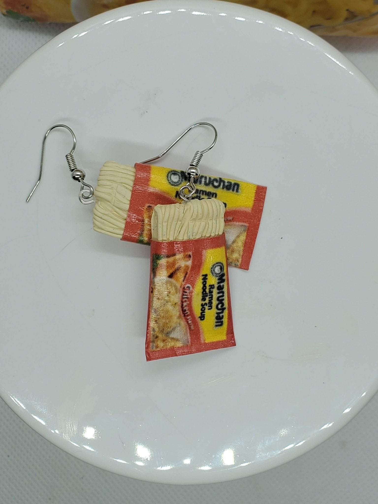 Ramen Noodle Soup earrings - Lalka Beauty Co.