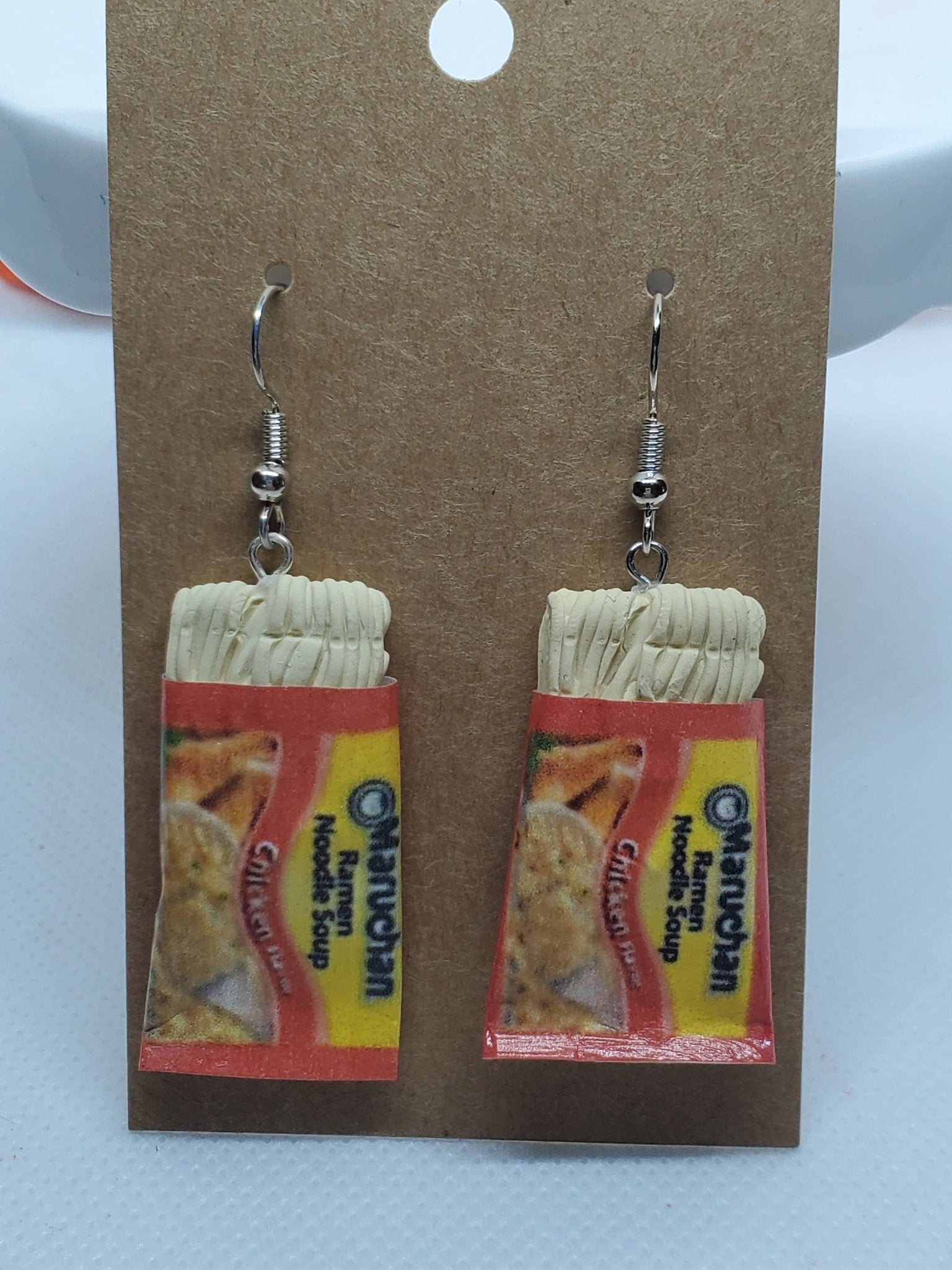 Ramen Noodle Soup earrings - Lalka Beauty Co.