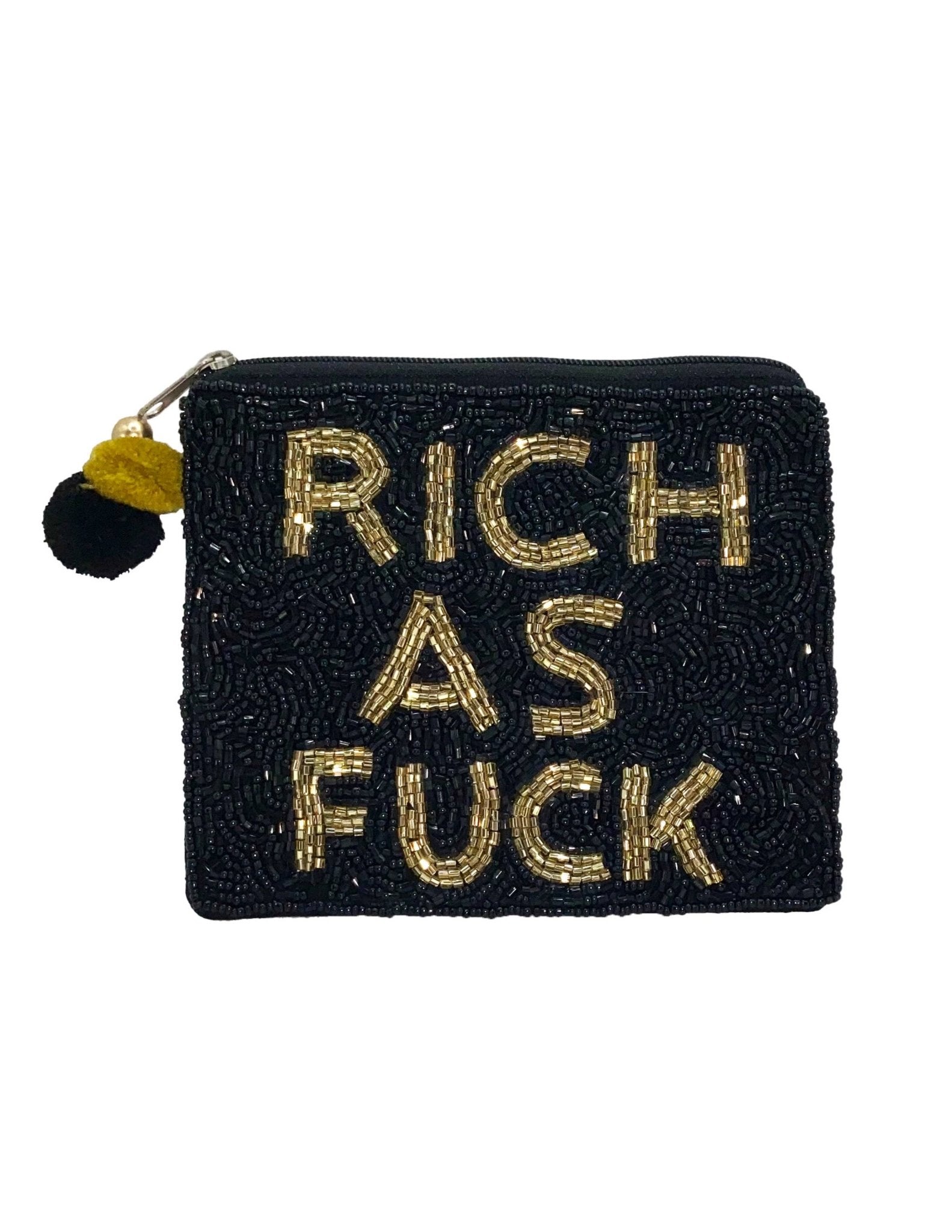 RICH AS FUCK Coin Purse - Lalka Beauty Co.