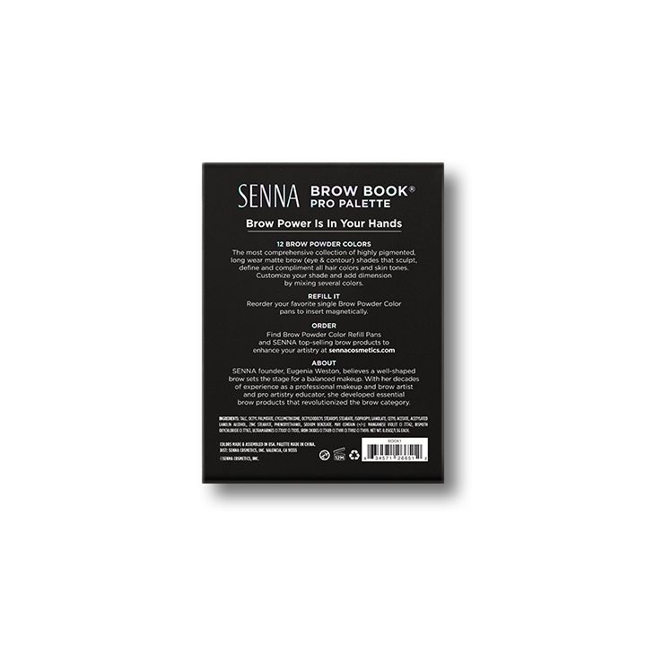 Senna "Brow Book" Professional Magnetic Palette Eyebrow Color - Lalka Beauty Co.