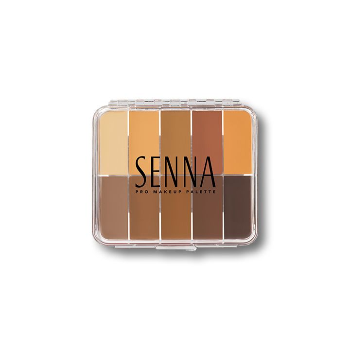 Senna Slipcover Cream to Powder Foundation Palette - Lalka Beauty Co.