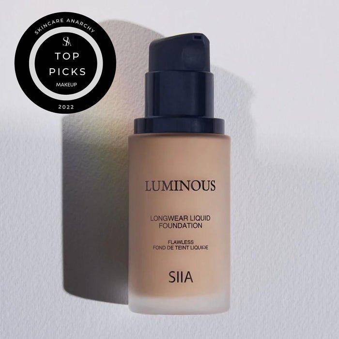 Siia Cosmetics Luminous Longwear Liquid Foundation - Lalka Beauty Co.