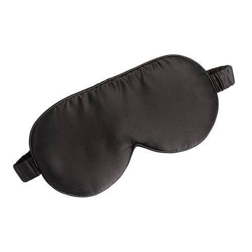 Silk Sleep Mask - Black - Lalka Beauty Co.