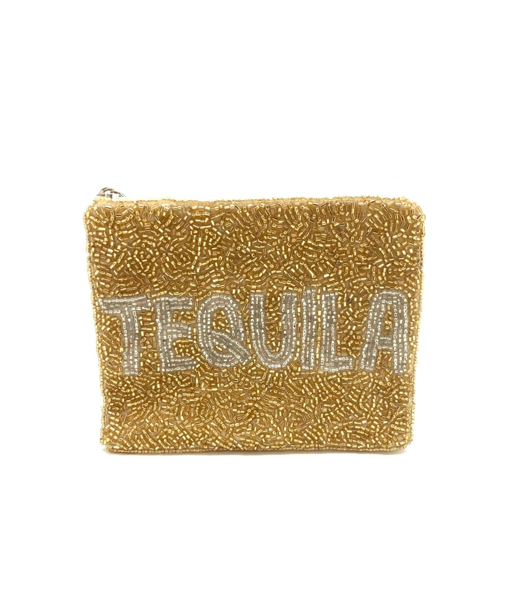 TEQUILA Beaded Coin Purse - Lalka Beauty Co.