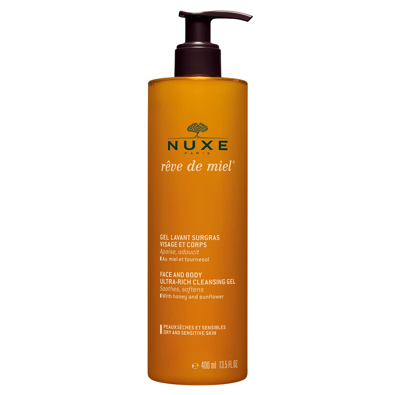 Rêve de Miel® Nuxe Ultra Rich Cleansing Gel – 13.5 oz
